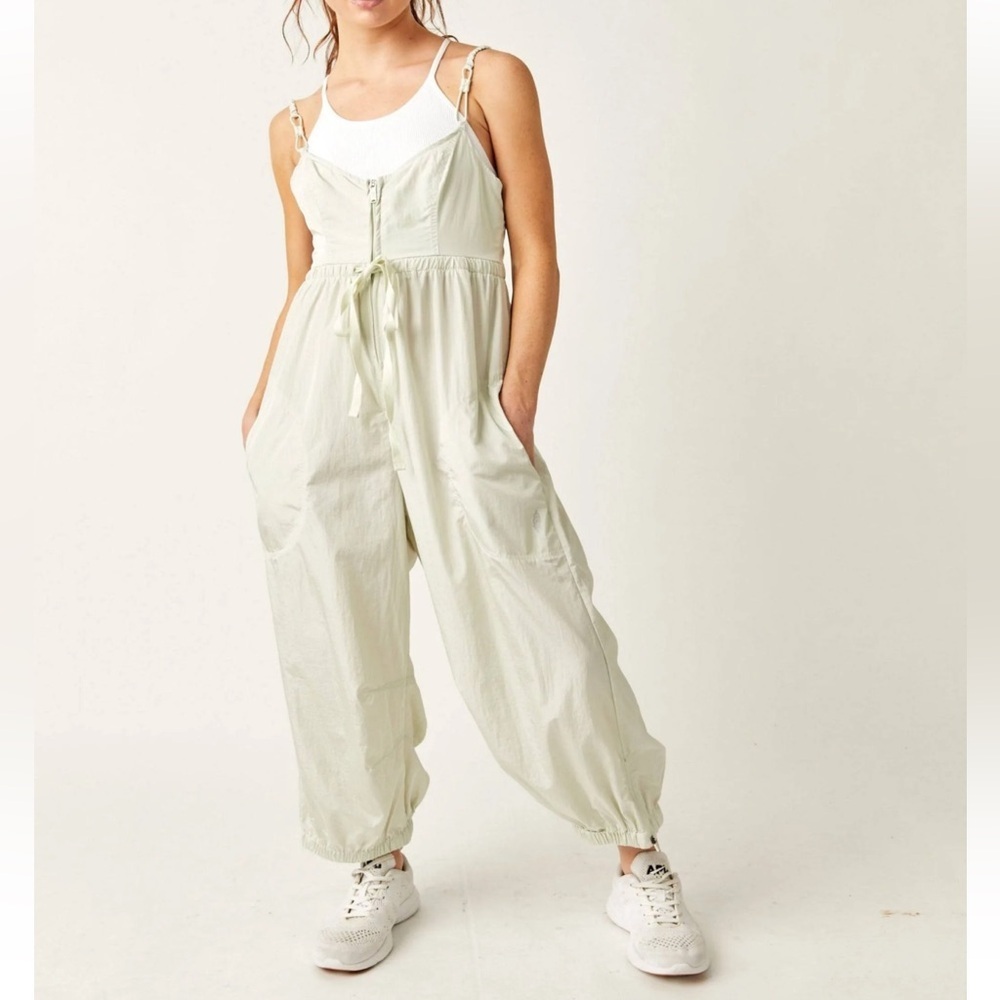 New FP Movement Free People Down To Earth Jumpsuit in Summer Mist Size XS